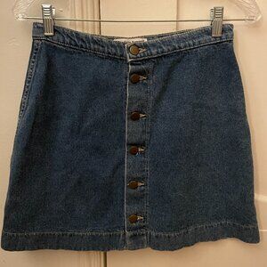 American Apparel Denim Mini Skirt